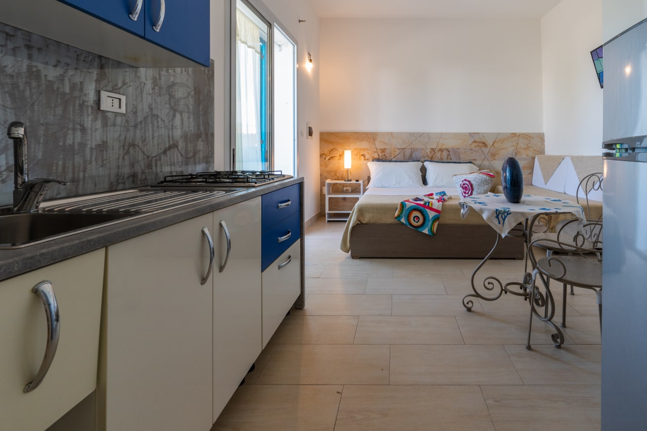 LaMaisonBlue-monolocale-Cucina